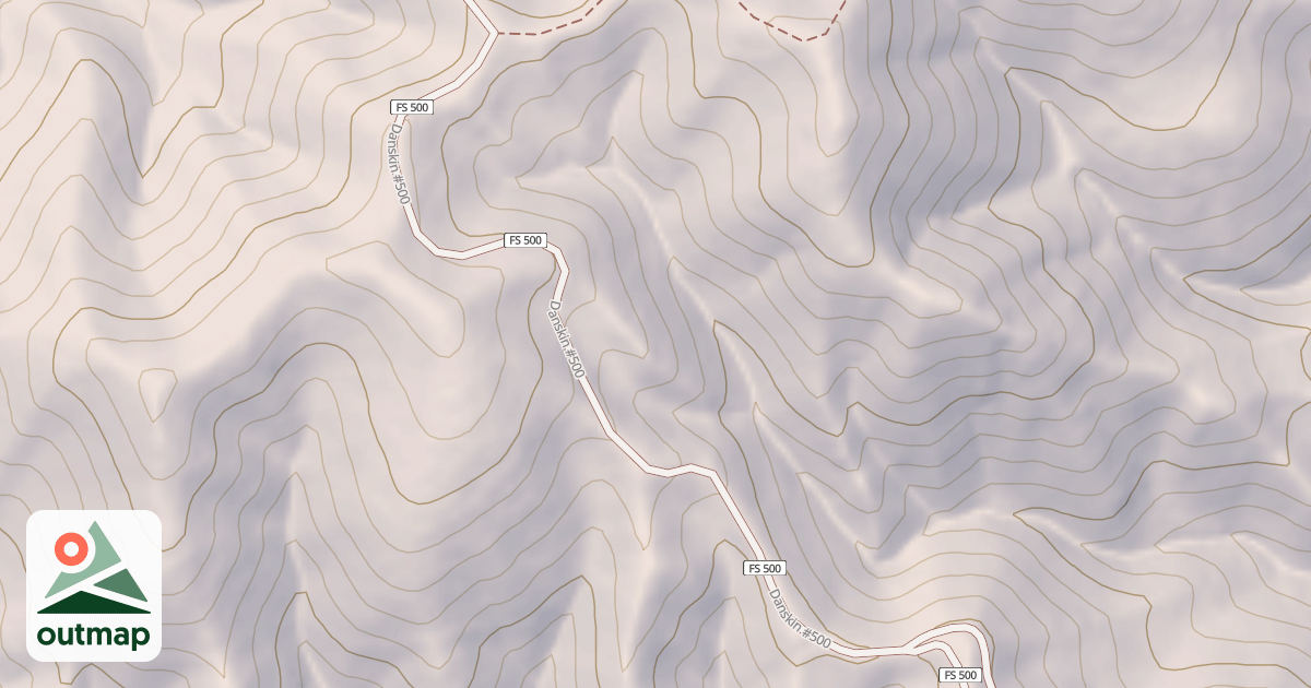 Map of Danskin #500