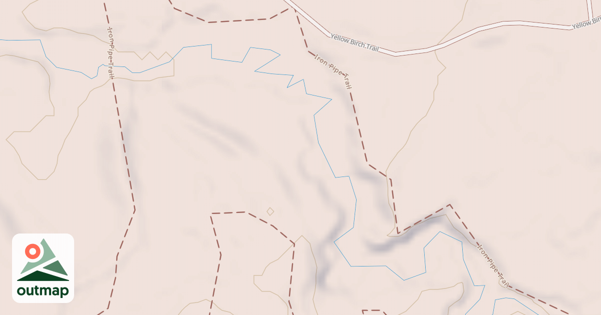 Map of Straight Arrows Trail