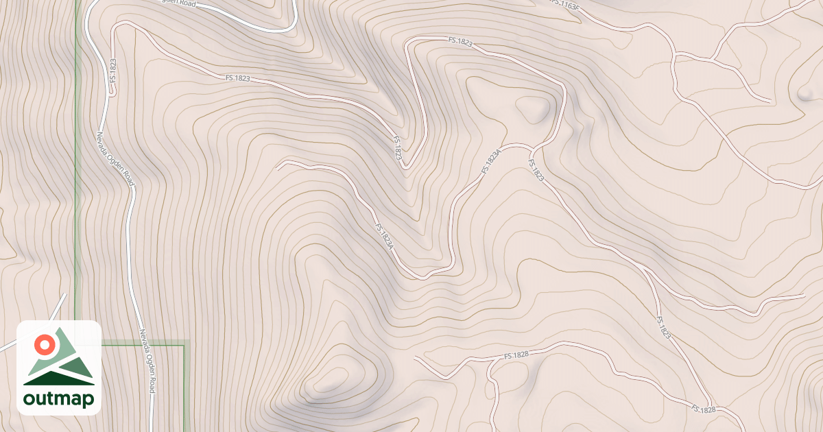 Map of SHORES GULCH