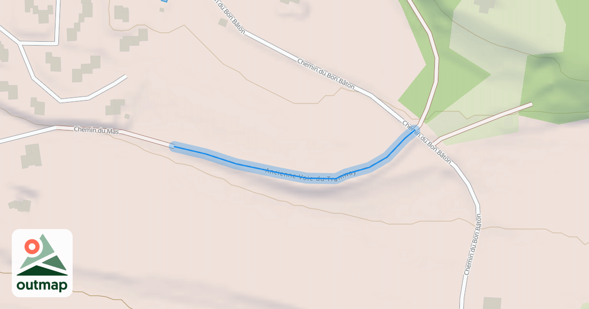 Map of Ancienne Voie du Tramway