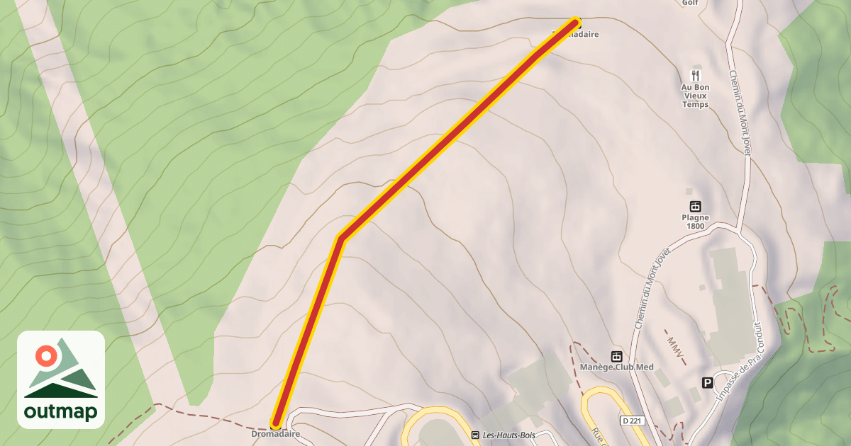 Map of Dromadaire