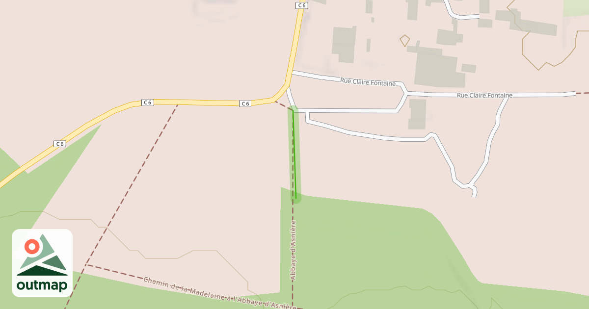 Map of Abbaye d'Asnière