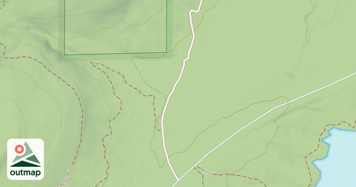 Map of ONE HORSE GAP SPUR R
