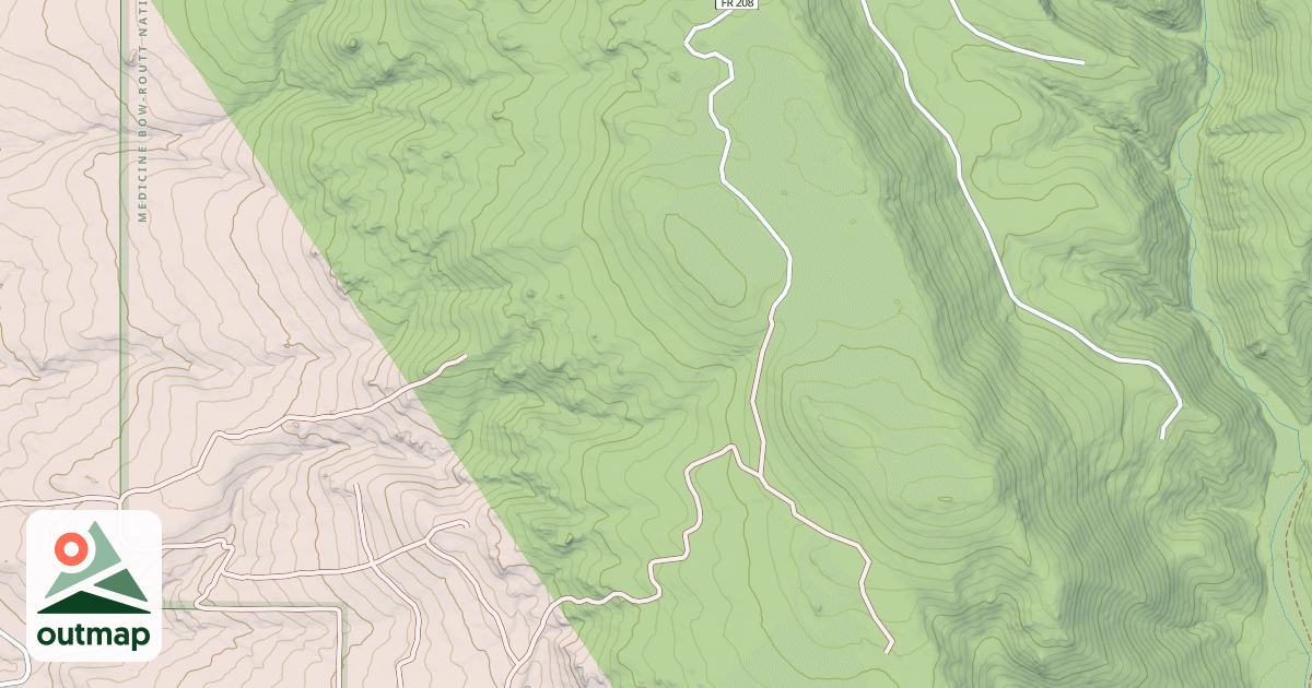 Map of CORRAL FENCE