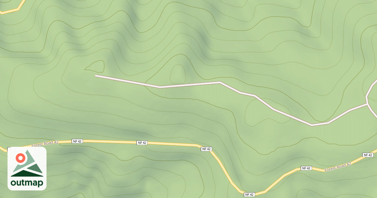 Map of USFS Motor Vehicle Use Map Roads {2FBC7CAC-0ECA-44C1-947E-649E6A1C61CC}