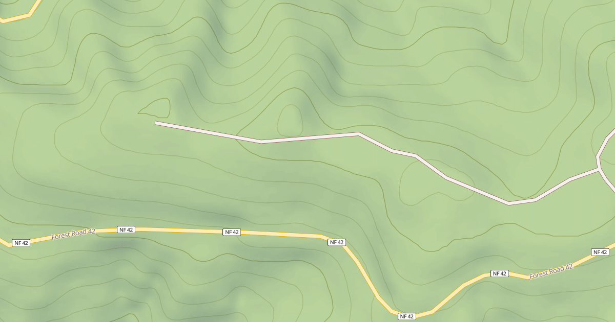 Map preview of USFS Motor Vehicle Use Map Roads {2FBC7CAC-0ECA-44C1-947E-649E6A1C61CC}
