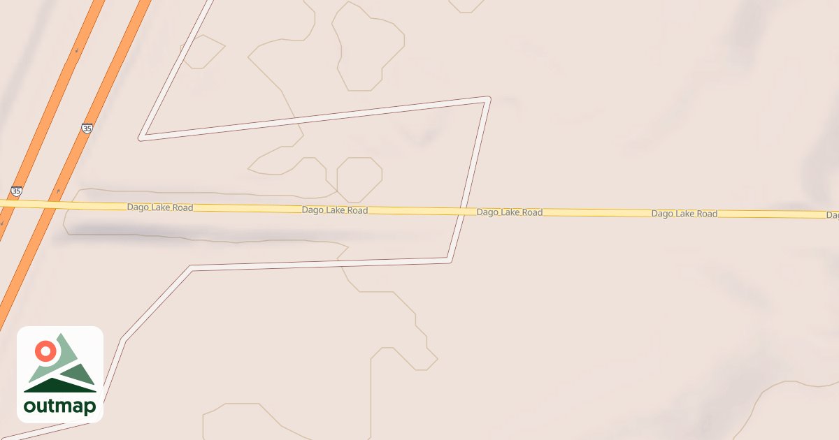 Map of General C.C. Andrews State Forest Trails in Pine