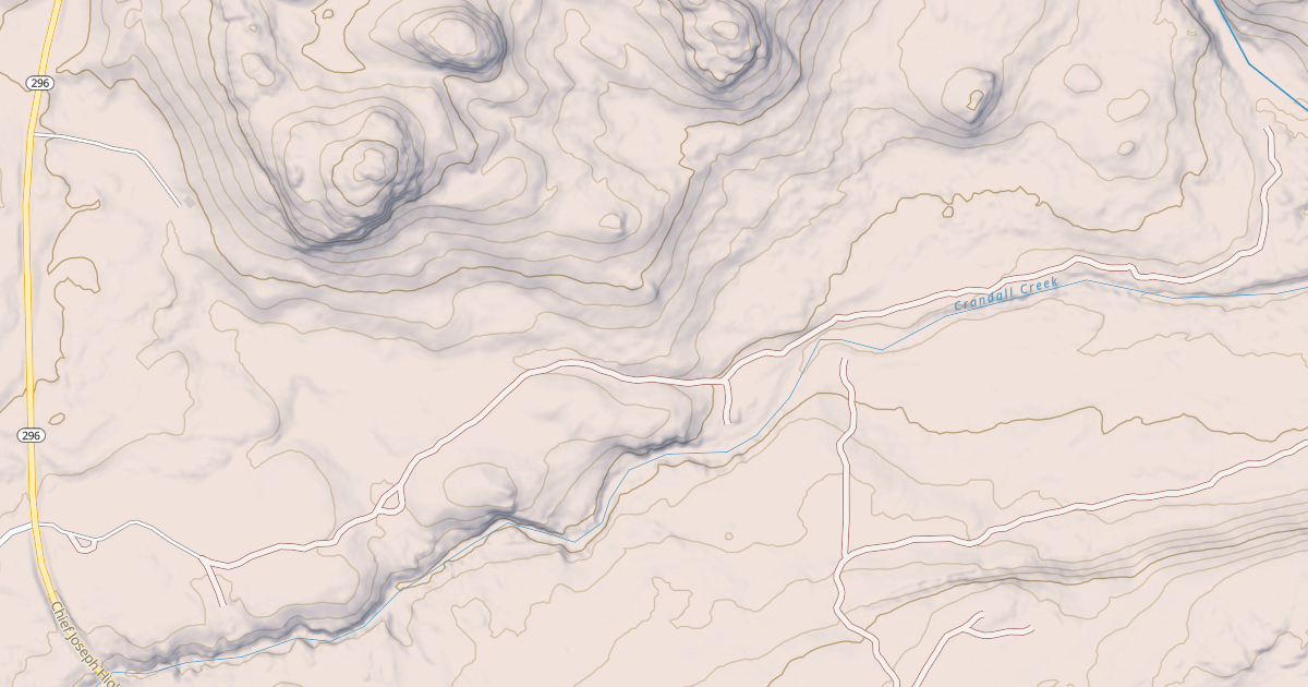 Map preview of CLARKS FORK ACCESS