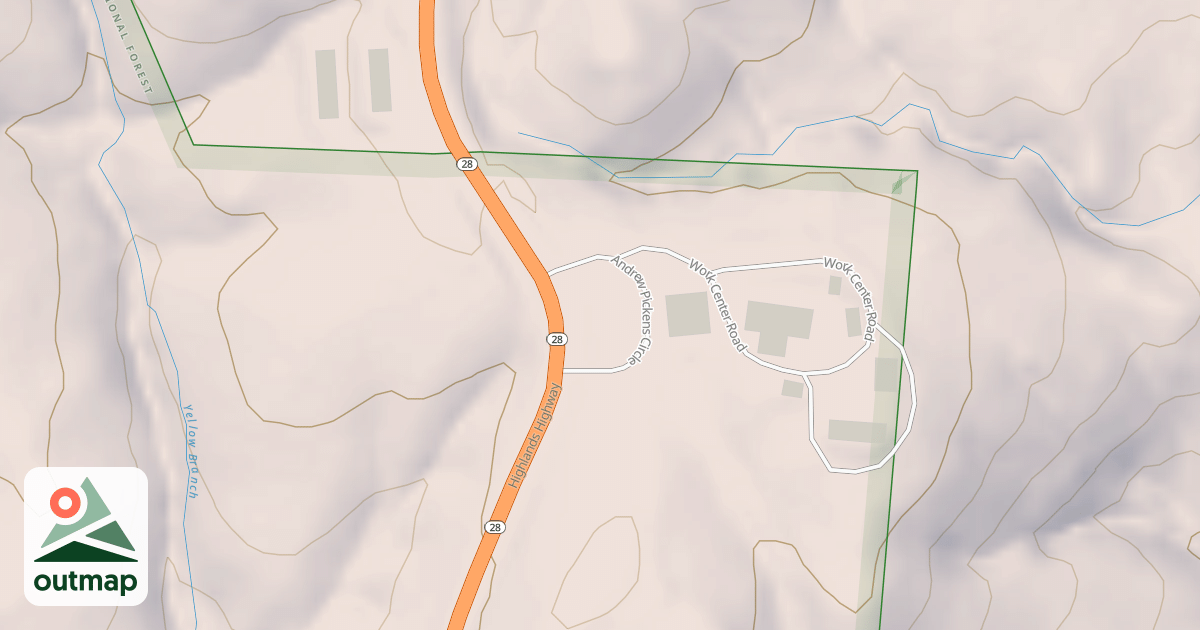 Map of OFFICE ROAD AND PARKING