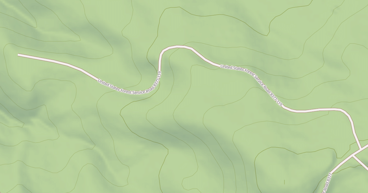 Map preview of USFS National Forest System Roads {FD554E18-77A5-4A01-AE40-C199F0C184A2}