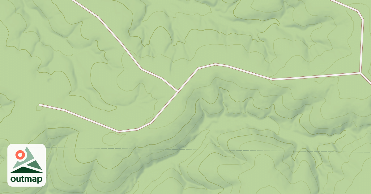 Map of CUB CREEK SPUR B