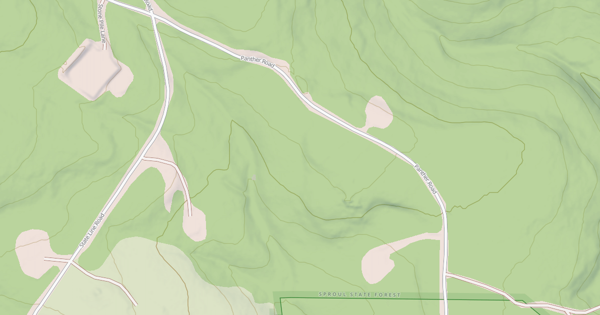 Map preview of Panther Snowmobile Trails