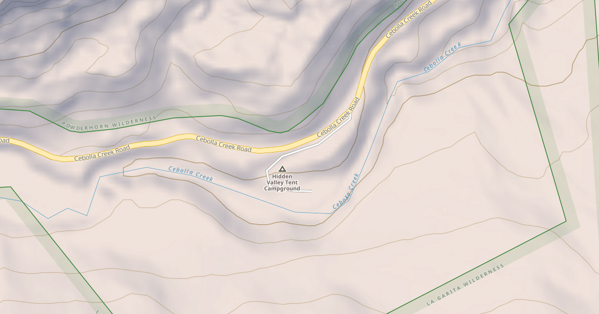 Map preview of HIDDEN VALLEY CG