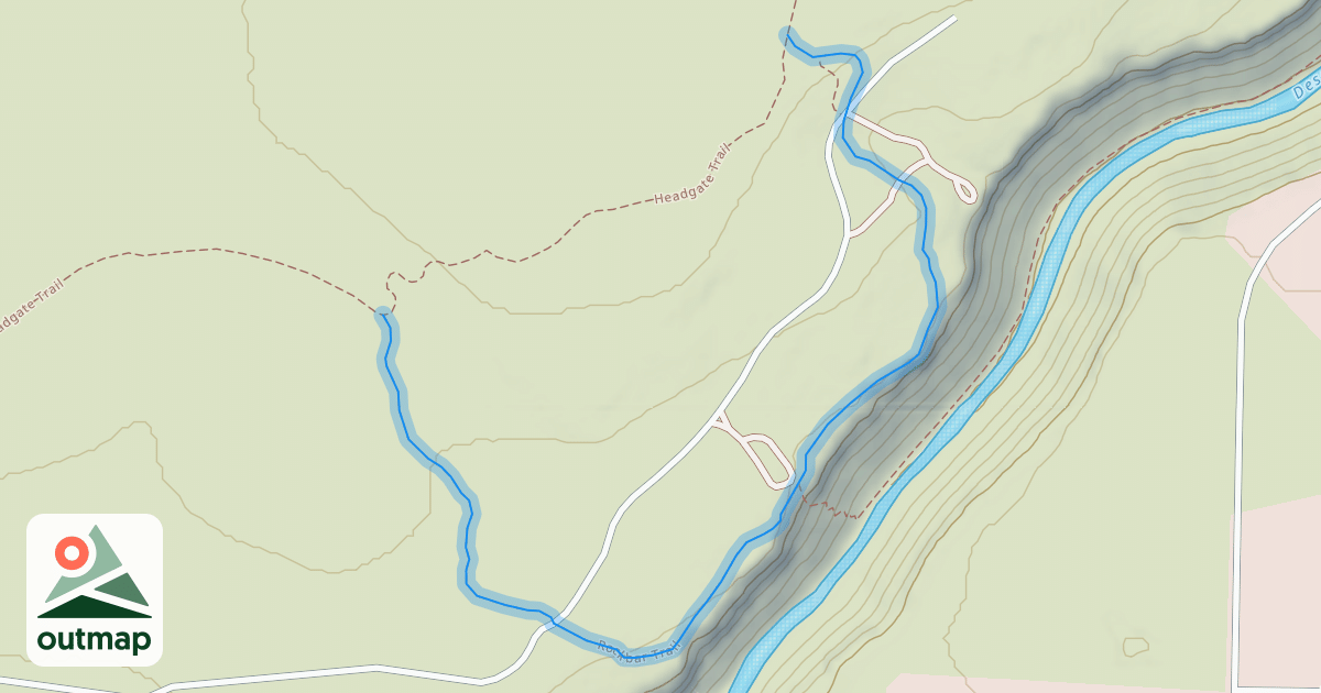 Map of Rockbar Trail
