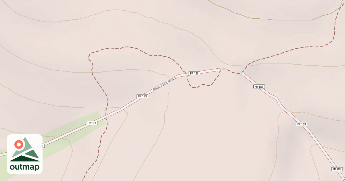 Map of Crooked Beaver