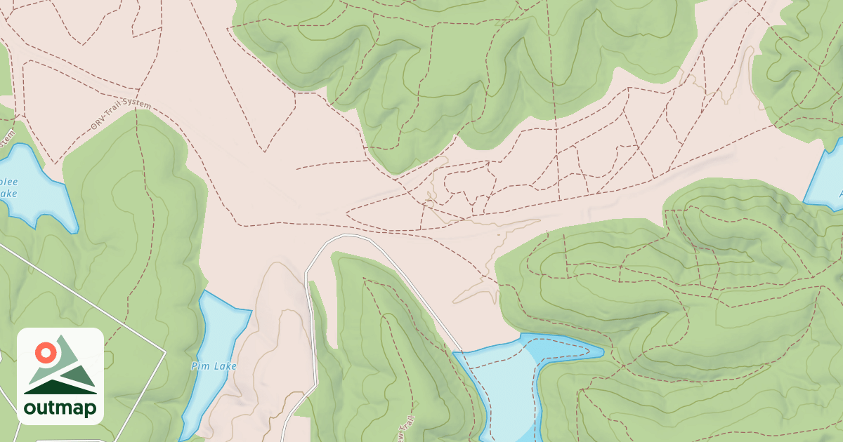 Map of Orv Trail System