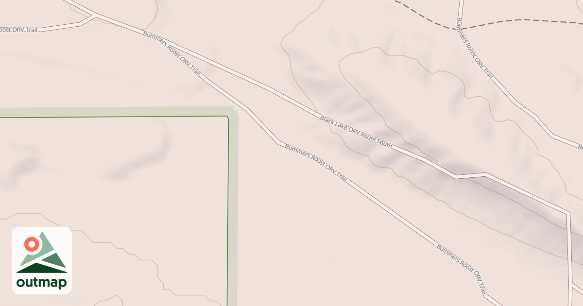 Map of Black Lake Route