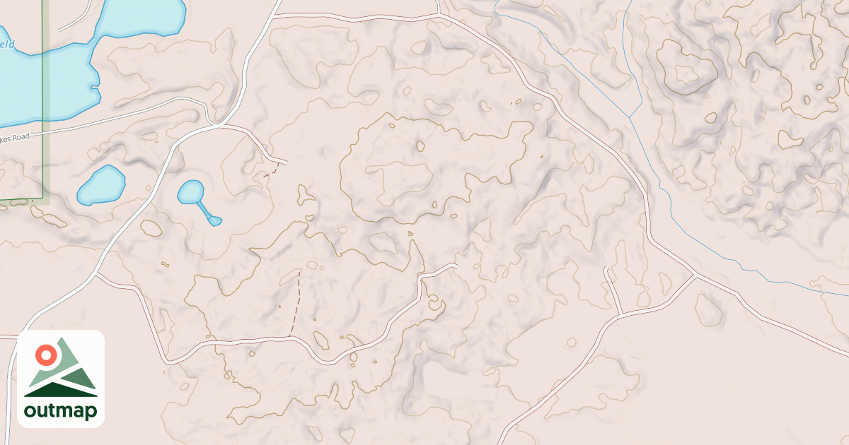 Map of Porterfield Lake Motorcycle Trail