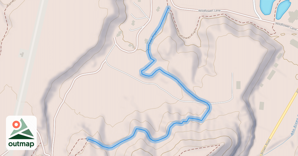 Map of Entrada Trail