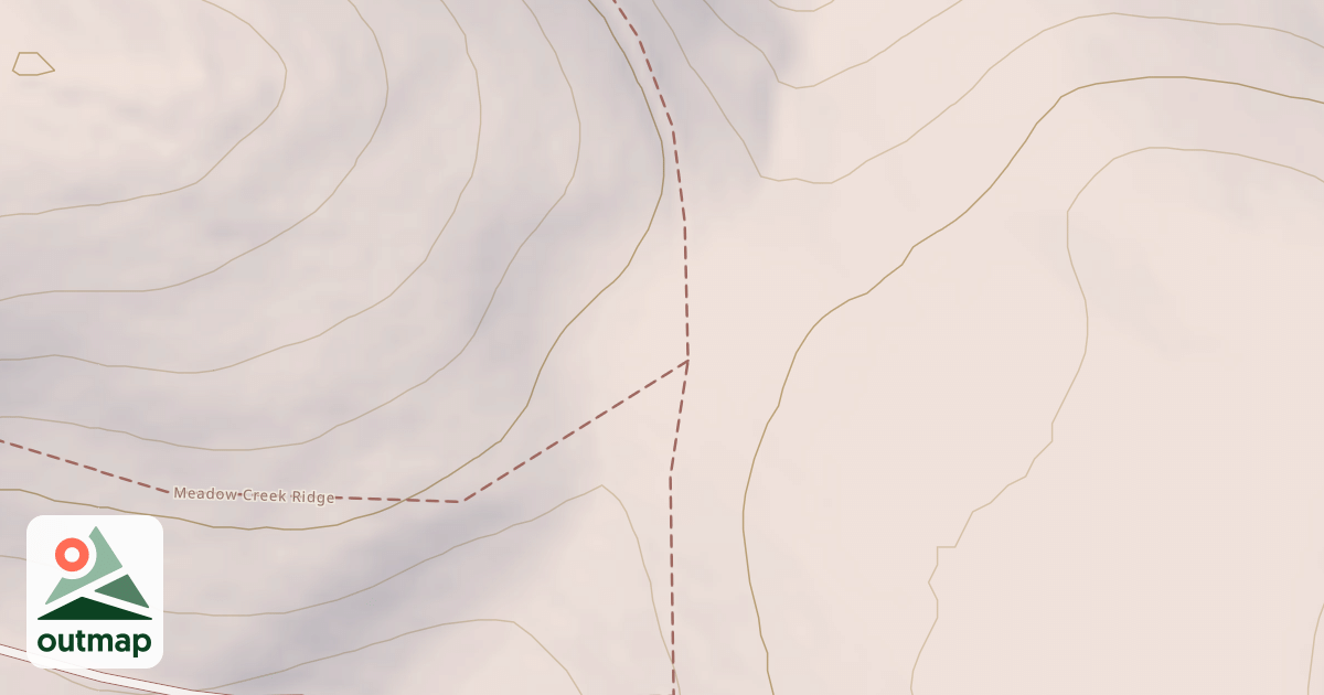 Map of Meadow Creek Ridge