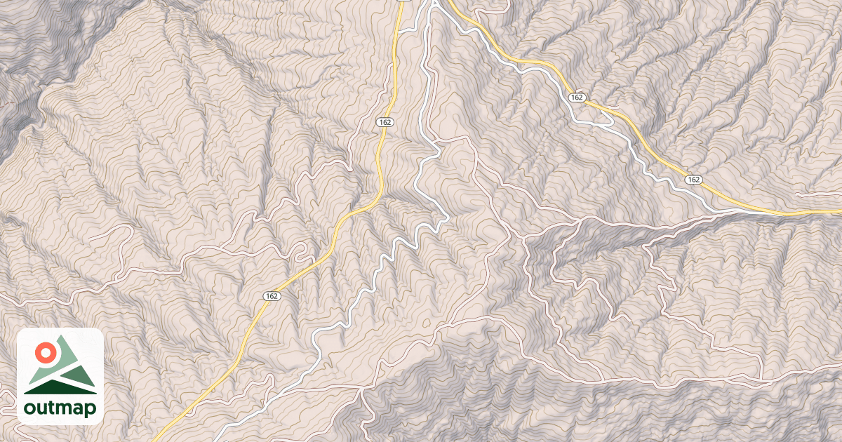 Map of ALDER SPRINGS W.C.