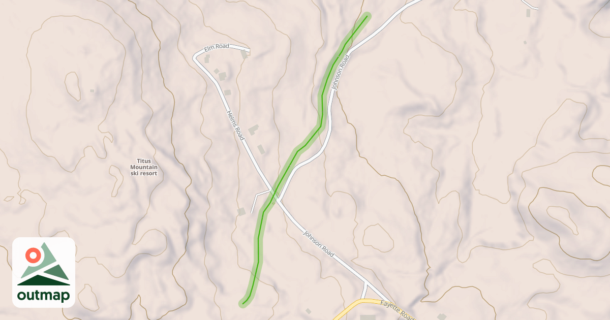 Map of Bridge Run