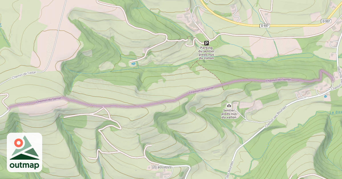 Map of Chemin du Sarrat