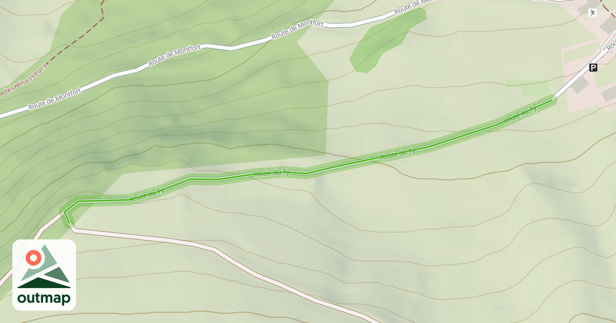 Map of Route du Ty