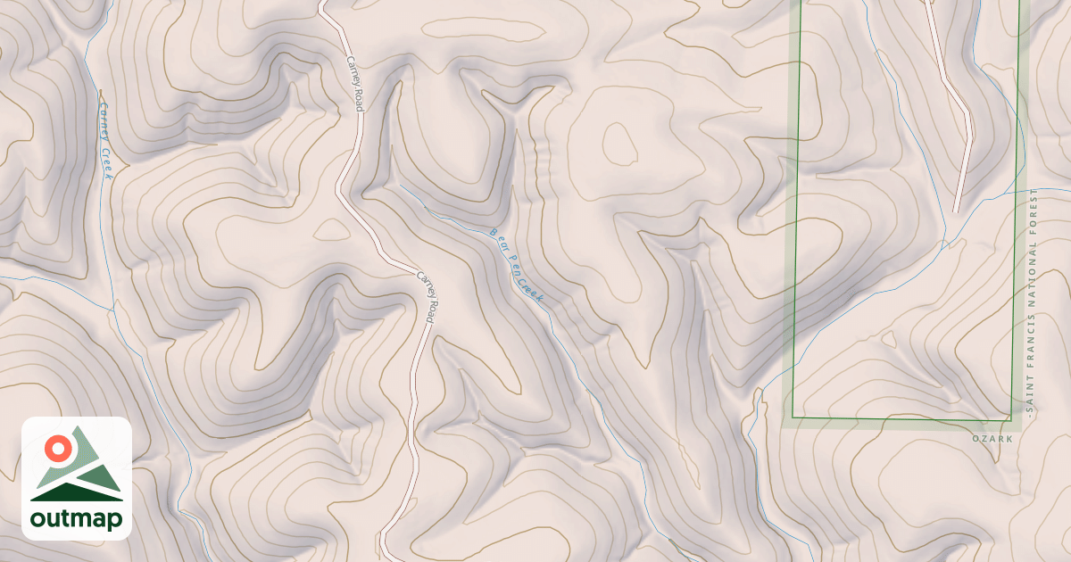 Map of USFS National Forest System Roads {584A3D15-5E0A-4E21-B757-7942C08C9330}