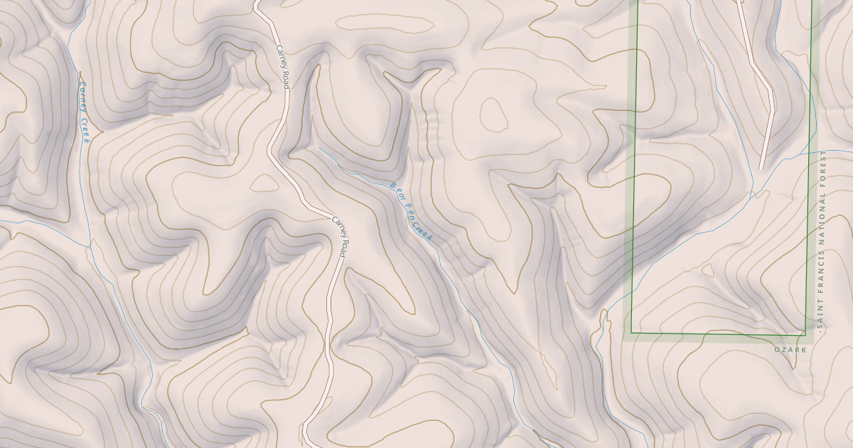 Map preview of USFS National Forest System Roads {584A3D15-5E0A-4E21-B757-7942C08C9330}