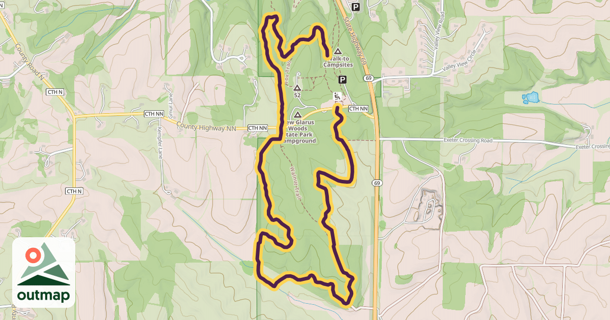 Map of Havenridge Nature Trail