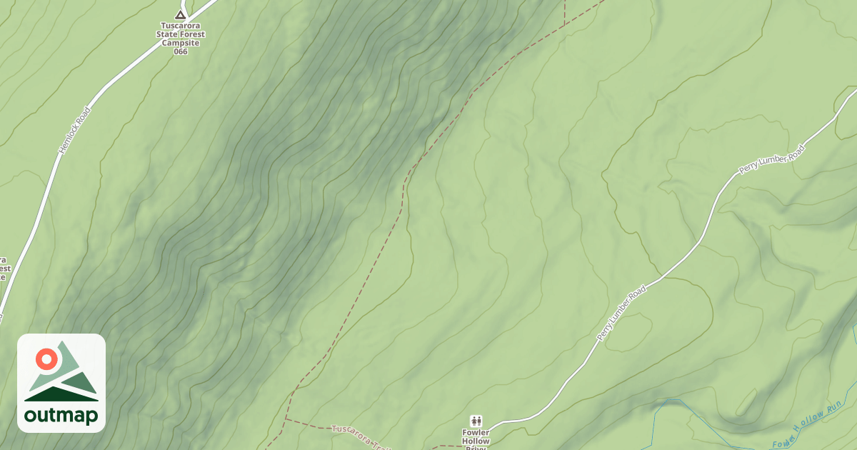 Map of Fowlers Hollow Trails