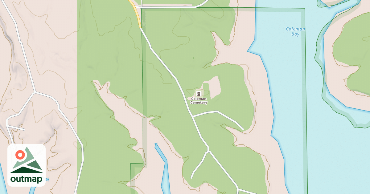Map of COLEMAN CROSSING