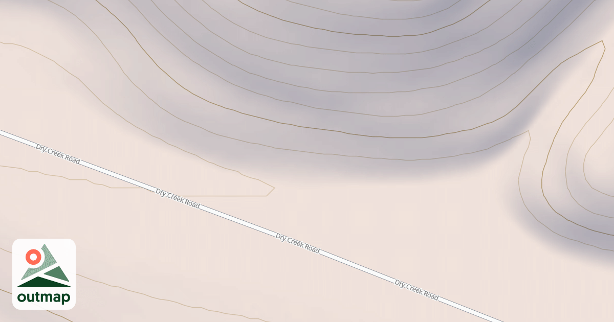 Map of DRY CREEK SPUR 135