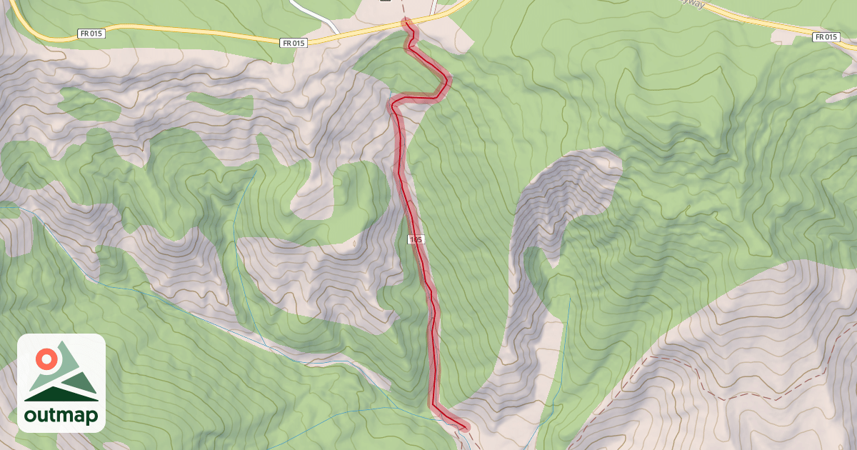 Map of Holman Canyon Trail