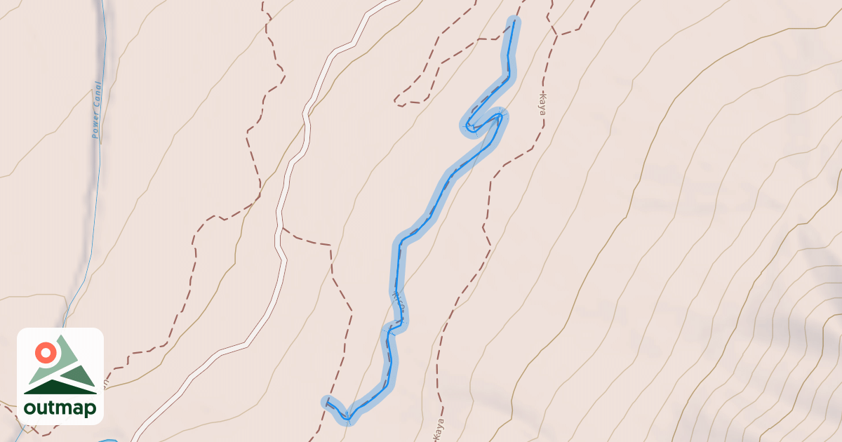 Map of Uncle Rico Trail