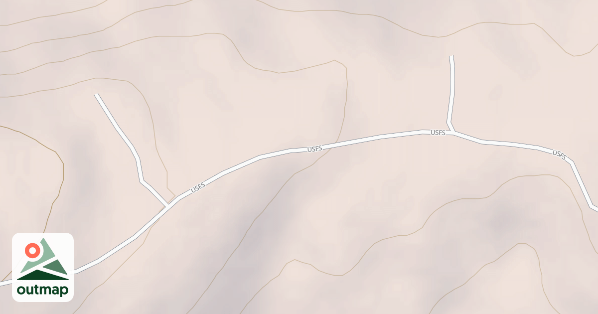 Map of Twin Lake Pass Pit Road