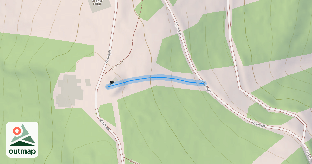 Map of Cowboy Pass