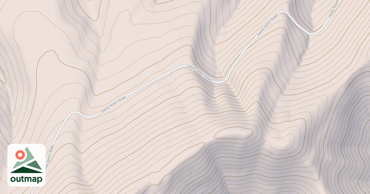 Map of DEVILS NOTCH