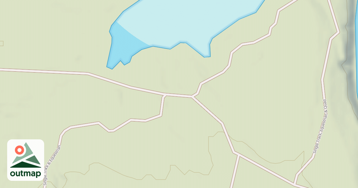 Map of Interlake State Recreation Area Trails