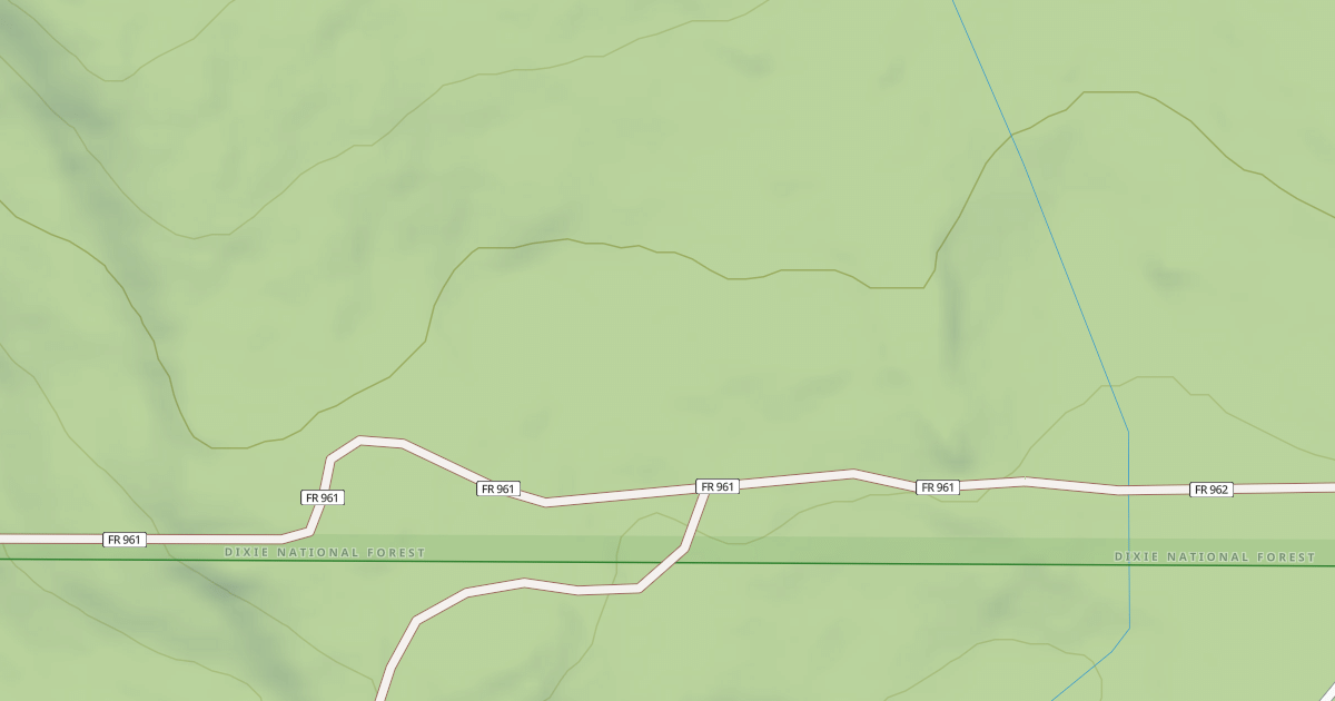 Map preview of USFS Motor Vehicle Use Map Roads {F3C9B35F-B67F-4685-B127-5CE0B8B002B2}