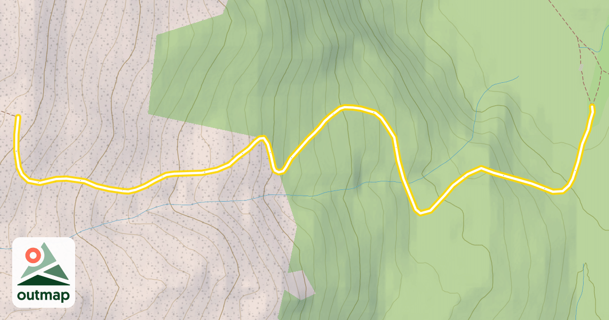 Map of Boulder Mountain Snowmobile Trails