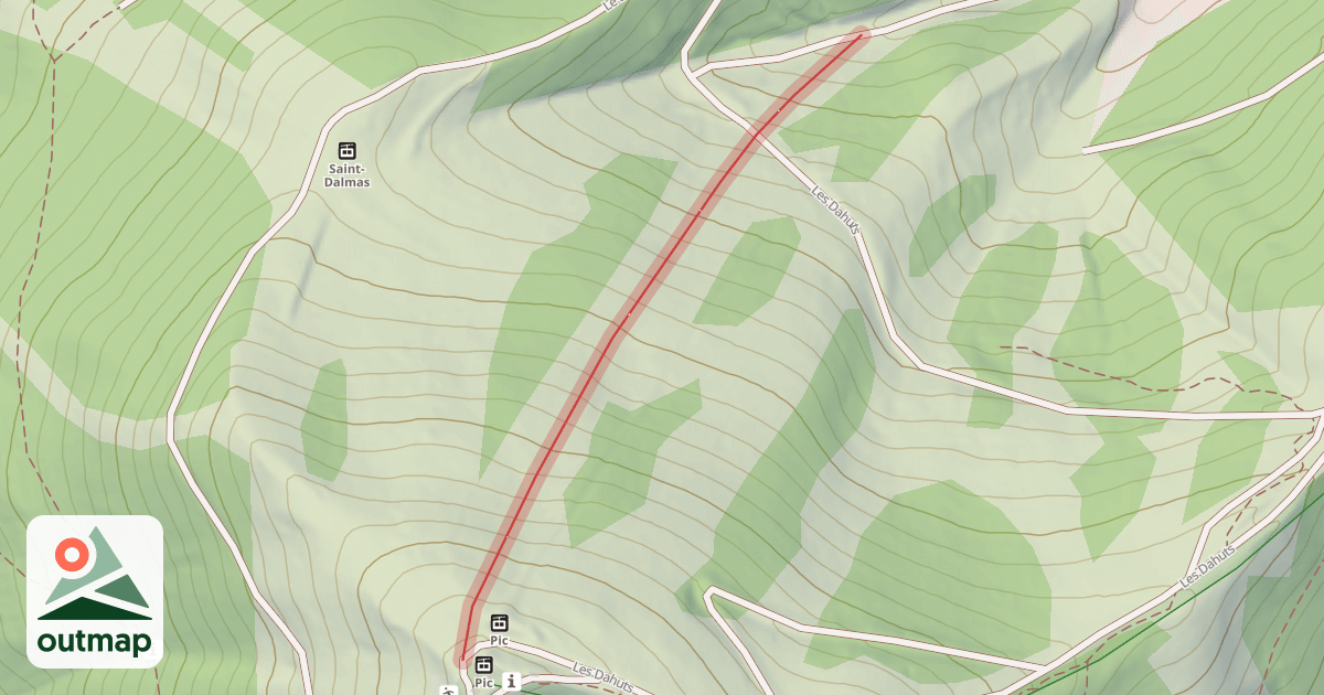 Map of Les Bachas