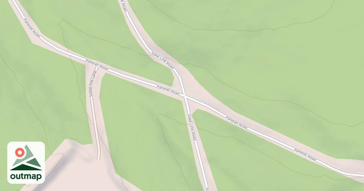 Map of Panther Snowmobile Trails