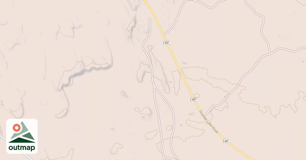 Map of CORNELL LAKE