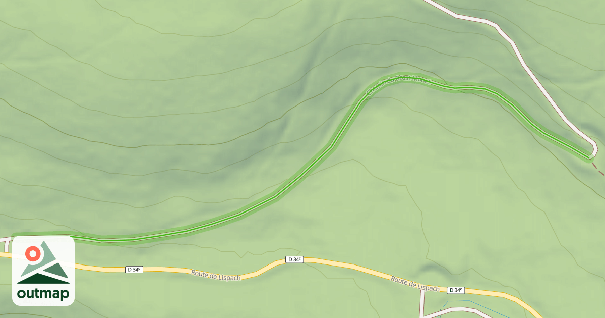 Map of Chemin du Basst Monet