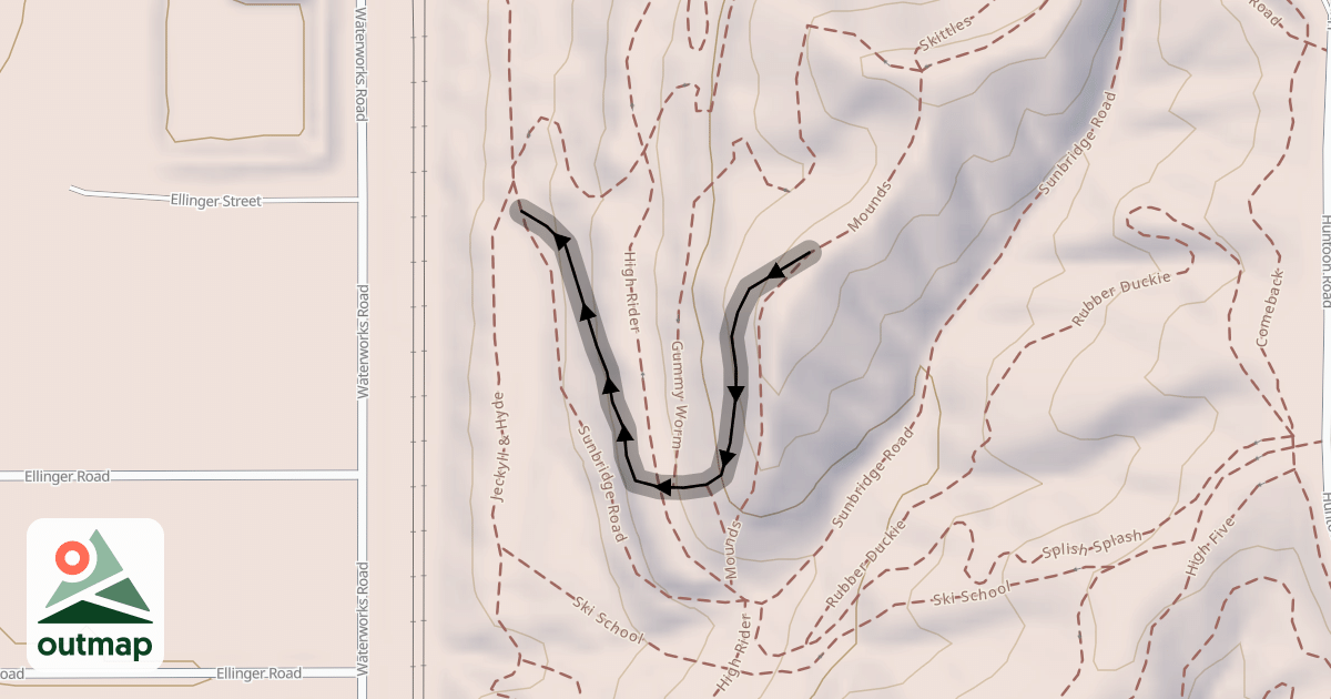 Map of Almond Joy