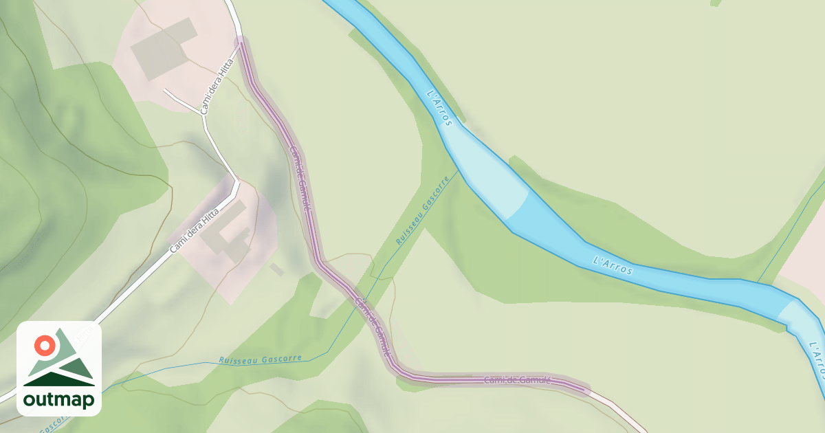 Map of Cami de Gamulé