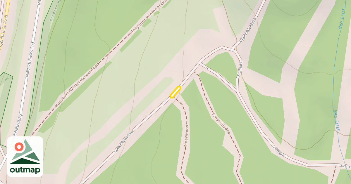 Map of Lower Powerline