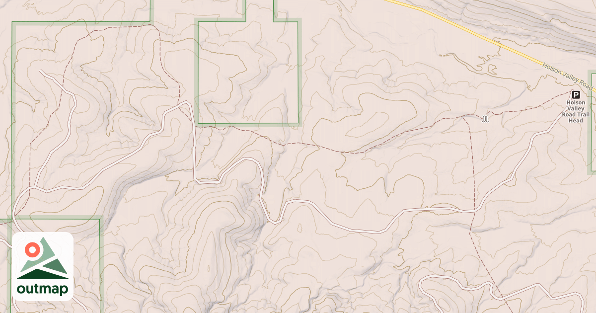 Map of BOARDSTAND FLAT